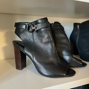 COACH Open Toe Bootie